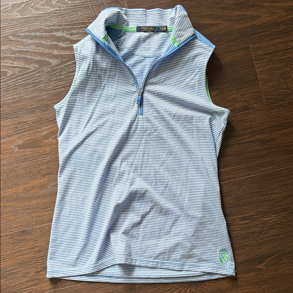 Ralph Lauren Polo Golf Light Blue Striped tank